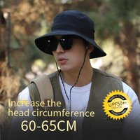 Extra Large Fisherman Hat Big Head UPF50+ Sun Protection & Quick Dry Hiking Travel