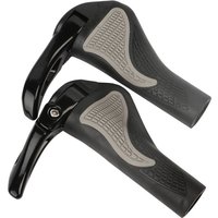 Mountain bike ergonomic assistant handle, sheep horn handle cover, aluminum alloy grip (A horn)