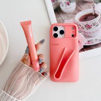 ng2510227 Compatibl IPhon 16 Appl 17 Pro Max Phon Cas Skin Fl Covr Haily Lip Gloss Silicon Sam Styl Simpl