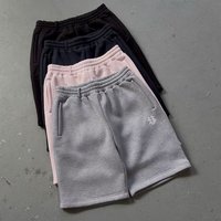 Retro Y2K Street Hip Hop Casual Shorts Loose Fit Solid Sports Elastic Waist Mid Waist Summer Autumn Shorts a1