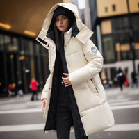 Coat Plus Hooded Medium long Cotton Suit Overalls Cotton Coat