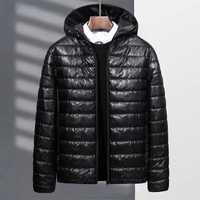 Men’s Clothing Thick Hooded Jacket – Winter Cotton Padded Coat (Sporty & Warm)