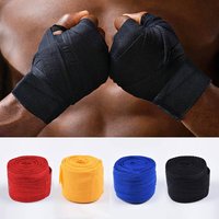 Professionelles Training Boxbandage aus reiner Baumwolle, Sport-Fitness-Widerstandsband, schweißabsorbierend, elastischer Handschutz-Unterstützer-Boxgurt