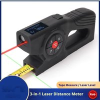 3 1 Laser Tape Measure – High Precision Digital Measuring Tool Cross Line Laser & Auto Calculation