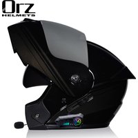 Motorcycle Accessories & Parts Bluetooth Helmet Men's and Women's Flip Up Helmet Personality Cool Double Lens Summer Internet Celebrity Hat