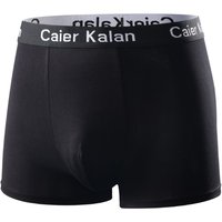 Men’s Underwear Boxer Briefs Mid Waist Black Soft Breathable Skin Friendly Sweat Absorbent Sports And Leisure