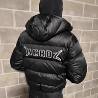 Clothing Hooded Thickened Cotton Jacket Same Style Autumn Winter Letter Printing Fashion
