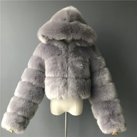 Winter Thickened Artificial Fur Coat Short Jacket Fashion Large