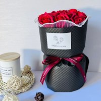 (No.71) Romantic Small Floral Breeze Bouquet Valentines Day Soap Flower Gift