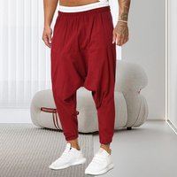 Chic Colorfast Cross Pants Thin Quick Dry Trousers Garment