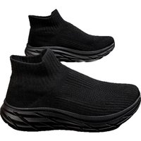 Women's Sock Sneakers Slip-on Thick Sole Platform Casual Shoes Breathable Mesh Walking Shoes
