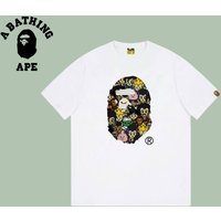 BATHING APE BAPE BAPE X Dragon Ball SUPER Collaboration Cartoon Pattern Short Sleeved T shirt Made Pure Cotton Fabric