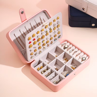 Leather Jewelry Box Organizer Jewelry Display Jewelry Boxes And Packaging Ring Box Suitable For Earrings And Rings