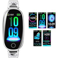 F81 Fashion Women's Smart Watch Non Invasive Blood Sugar Menstrual Period Reminder Heart Rate Blood Pressure Monitoring Sports Bracelet
