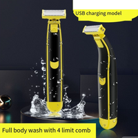 New Men’s Shaver portable washable Shaver USB rechargeable razor leg armpit hair electric shaver