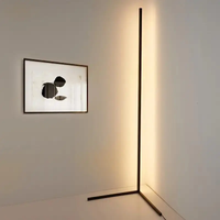 Smart Led Rgb Corner Floor Lamp Music Synchronization Application Program Control Suit For Living Room