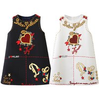 Girls Clothing Children's Dress, Girls' Love Dress, Sleeveless Vest Dress, Children's Clothing