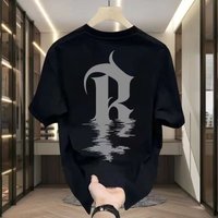 Men's Premium Cotton T-Shirt - Soft Breathable Tee For Men & Women, Oversized Fit Casual Streetwear Style, Solid Color Short Sleeve Shirt