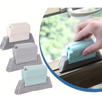 1pc Cleaning Brush, Window Groove Cleaning Brush, Buckle Type Scouring Pad