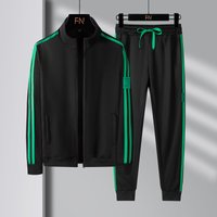 2023 Spring A Autumn Sports Set Men’s Sports Leisure Sweater Pants Set Cardigan Zipper Two Piece Set Men’s Fashion