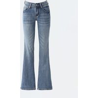 Clothing Autumn Winter Retro Hot Low Waist Flared Pants Simple Versatile Slim Fit Stretch Jeans