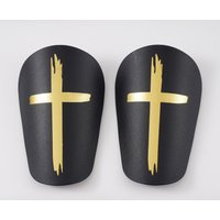 Adult And Kids Soccer Shin Guards Cross Sports Knee Pad Protective Gear With Thickened Insert Plate