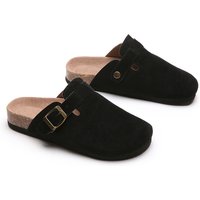 2024 Boston Clog Slippers Cork Foot Sandals Suede Mule Slides Bow Support Beach