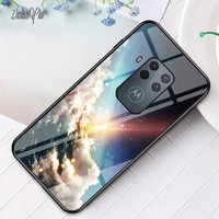 Moto One Zoom Glass Case DECLAREYAO Luxury Hard Mirror Tempered Glass Coque Moto G7 Power G7Play G5S Puls G6 Plu