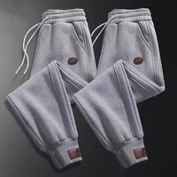 Fleece Lined Jogger Pants – Relaxed Fit Cuffed Sweatpants Zipper Pockets 
