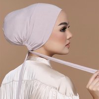 Modal mercerized cotton elastic elastic tie cap with adjustable turana chemo cap