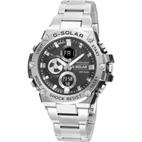 New light luxury men's steel の heart luminous waterproof sports double movement trend watch