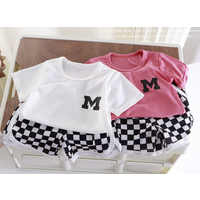 Summer Korean Short Sleeved Suits Casual T Shirts Shorts Two Piece Suits