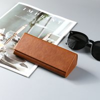Retro sunglasses box PU leather glasses box Large sunglasses box