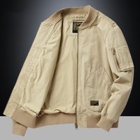 Retro Baseball Jacket Autumn Winter Pilot Jacket Casual Workwear Jacket