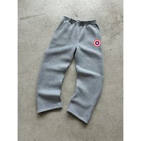 Circular US Print Hoodie Set Streetwear Tracksuit Oversized Casual Outfit