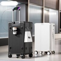 Durable PC Luggage With Spinner Wheels, TSA Lock & Anti-Burst Zipper - Lightweight Suitcase For Travel In Classic Colors Explosion Proof Zipper