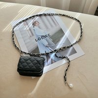 Bag waist chain advanced sense women’s sweater chain fashion simple belt all fashionable black