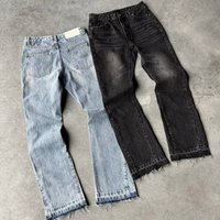 Retro Straight Loose Jeans Casual Wide Leg Long Pants Mid Waist Denim Trendy High Street Style Spring Autumn