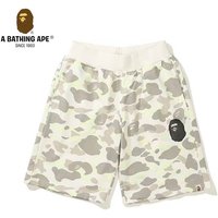 A BATHONG APE Ape Head Shark Shorts Ape Head Shorts Five Leg Casual Shorts, Made Of Pure Cotton Fabric
