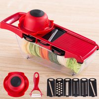 Other Kitchen Tools Kitchen Vegetable Cutter Vegetable Cutter Shredder Slicer Grater 10 Piece Set Multi Purpose