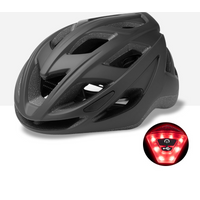 Bicycle Helmet Integrated Shape Road Mountain Bike Outdoor Riding Sports Helmet Taillight Safety Helmet Outdoor Breathable