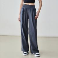 Women’s Pants – Wide Leg High Waist Lounge Pants, Breathable & Slim Fit For Casual Wear & Fitness