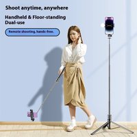 360° Rotating Selfie Stick Tripod Bluetooth Remote & LED Light – 1m 1.7m Extendable Phone Holder Live Streaming Travel & Vlogging