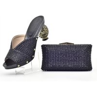 Rhinestone shoe bag Evening party bag Hand bag diamond encrusted bag Hand dinner bag wear high heeled sandals