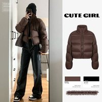  Retro Baseball Jacket – Winter Down Cotton Coat Street Style Slim Fit American Vintage Look