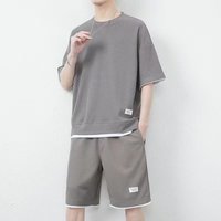 Clothing Casual Suit Short Sleeved T Shirt Clothing Set Handsome Sports Suit