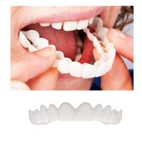 Silicone Simulation Tooth Braces Denture One Fits All Comfort Fit Cosmetic Veneer Gum Care