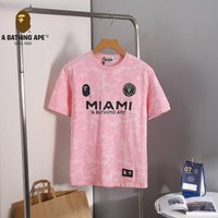 BATHING APE Miami Bape Special Edition 23 24 Fans Shirt Short Sleeve T shirt Made Pure Cotton Fabric