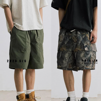  Distressed Denim Shorts Workwear Style Patchwork Light Wash 5 Inch Inseam Casual Cargo Shorts Streetwear Fashion Stretch Comfort Fit