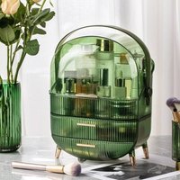 Transparent Cosmetics Storage Box Dustproof Large Capacity Drawer Style Desktop Lipstick Skin Care Dressing Table Storage Drawer